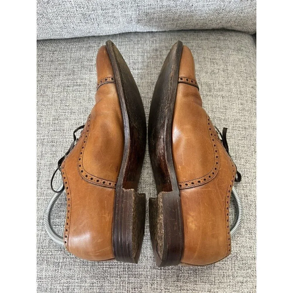 Alfred Sargent Blenheim Brogue Lace Up Shoes Brown UK 9 US 10 England